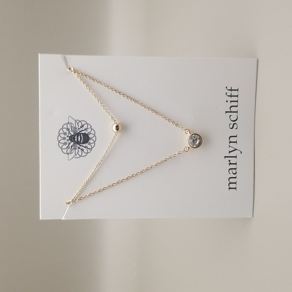 Marilyn Schiff double strand necklace